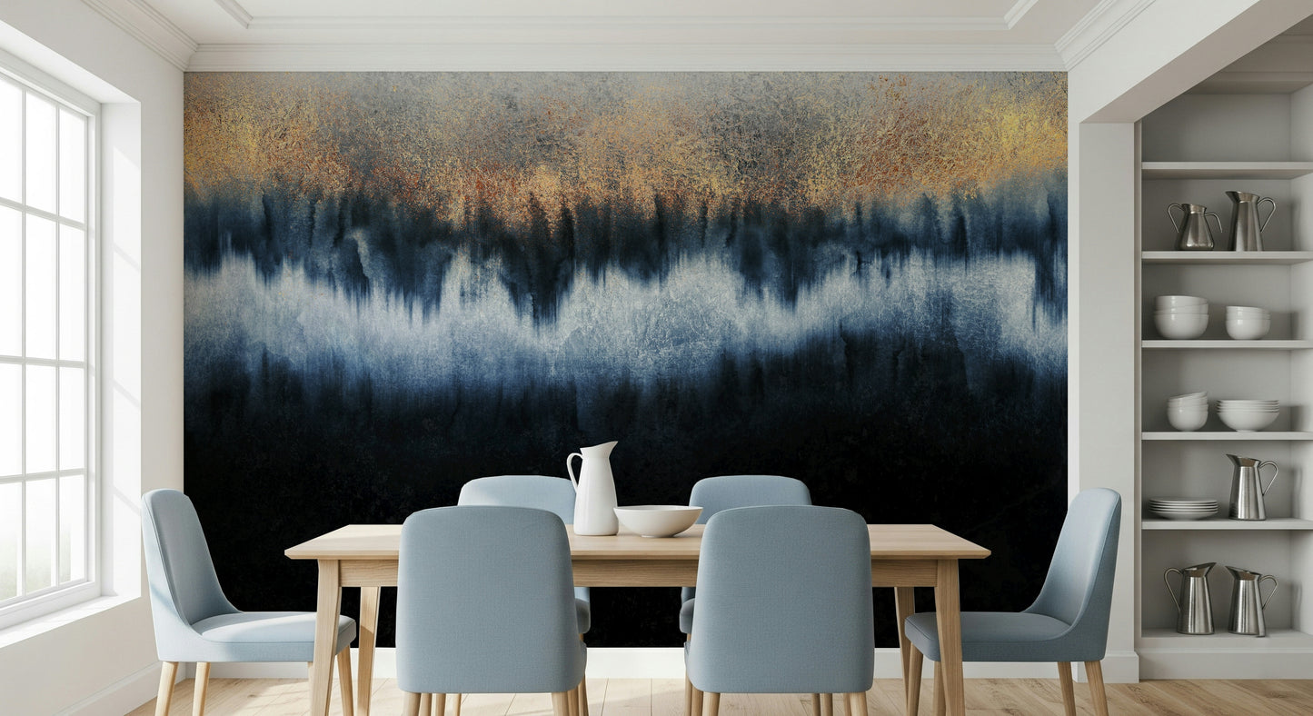 Gilded Depths Wall Mural