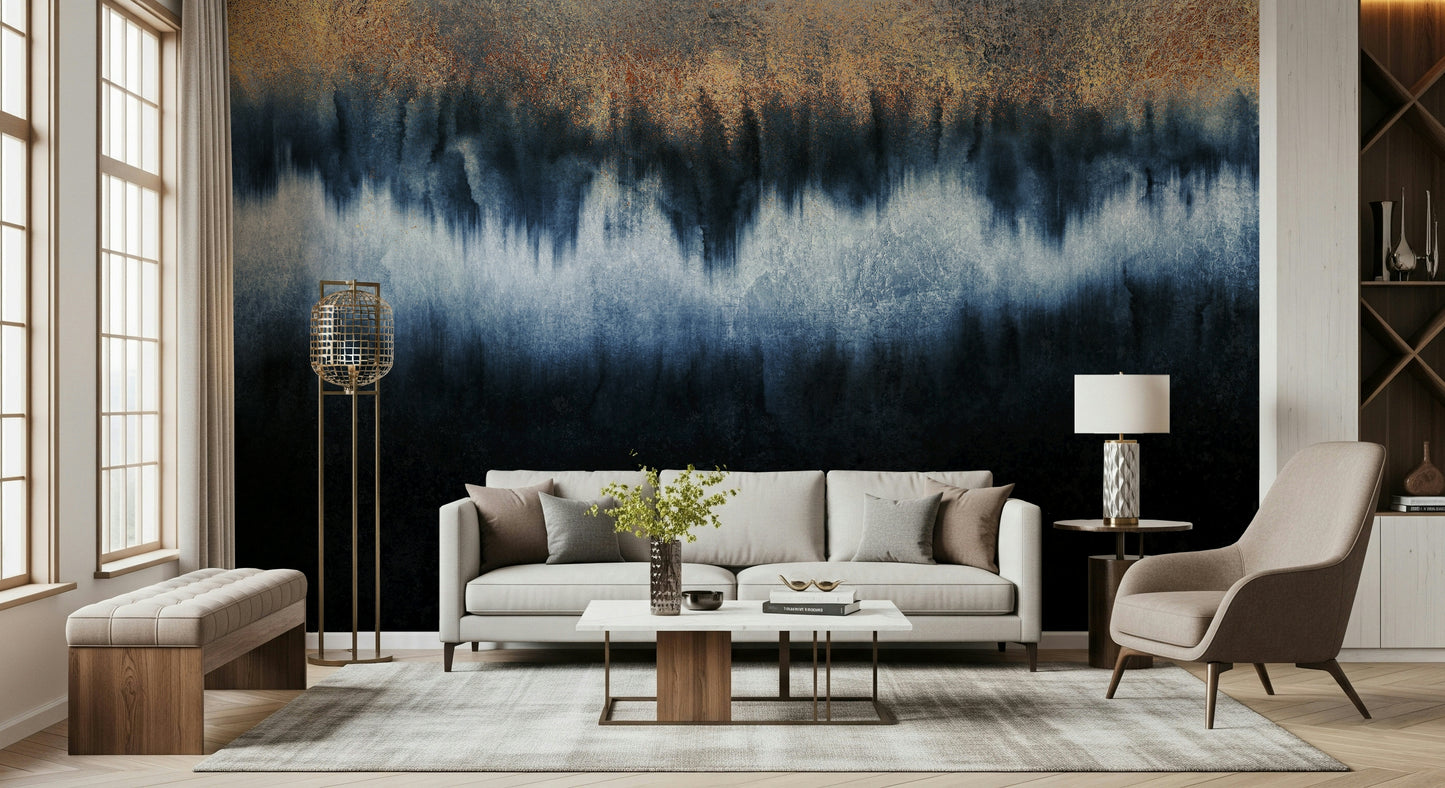 Gilded Depths Wall Mural