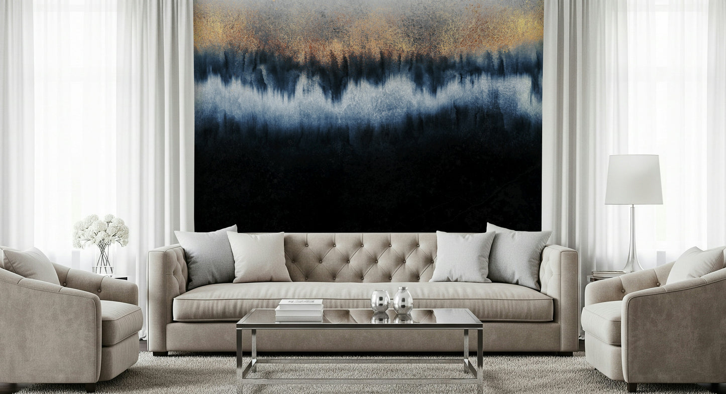 Gilded Depths Wall Mural