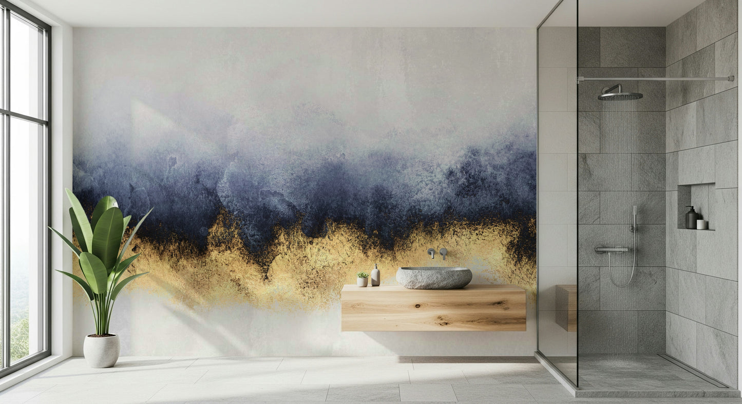 Azure Gold Wall Mural -2715902