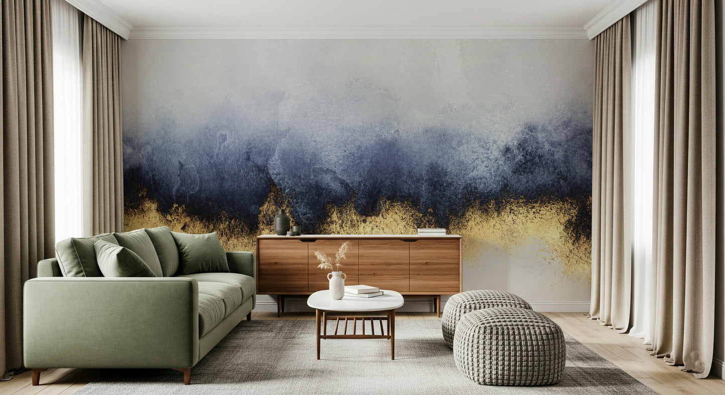 Azure Gold Wall Mural -2715902