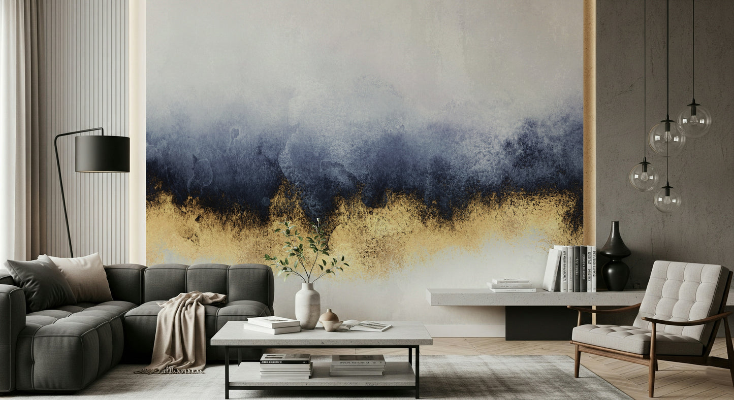 Azure Gold Wall Mural -2715902