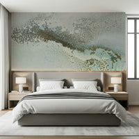 An artistic nature inspired mural for home decor.