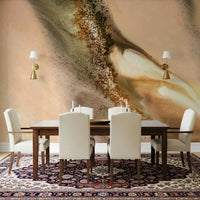 A serene desert landscape wall mural for your decor.