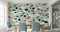 A beautiful modern art wall mural of abstract stone.
