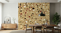 A beautiful subtle speckled wallpaper mural for a modern home.