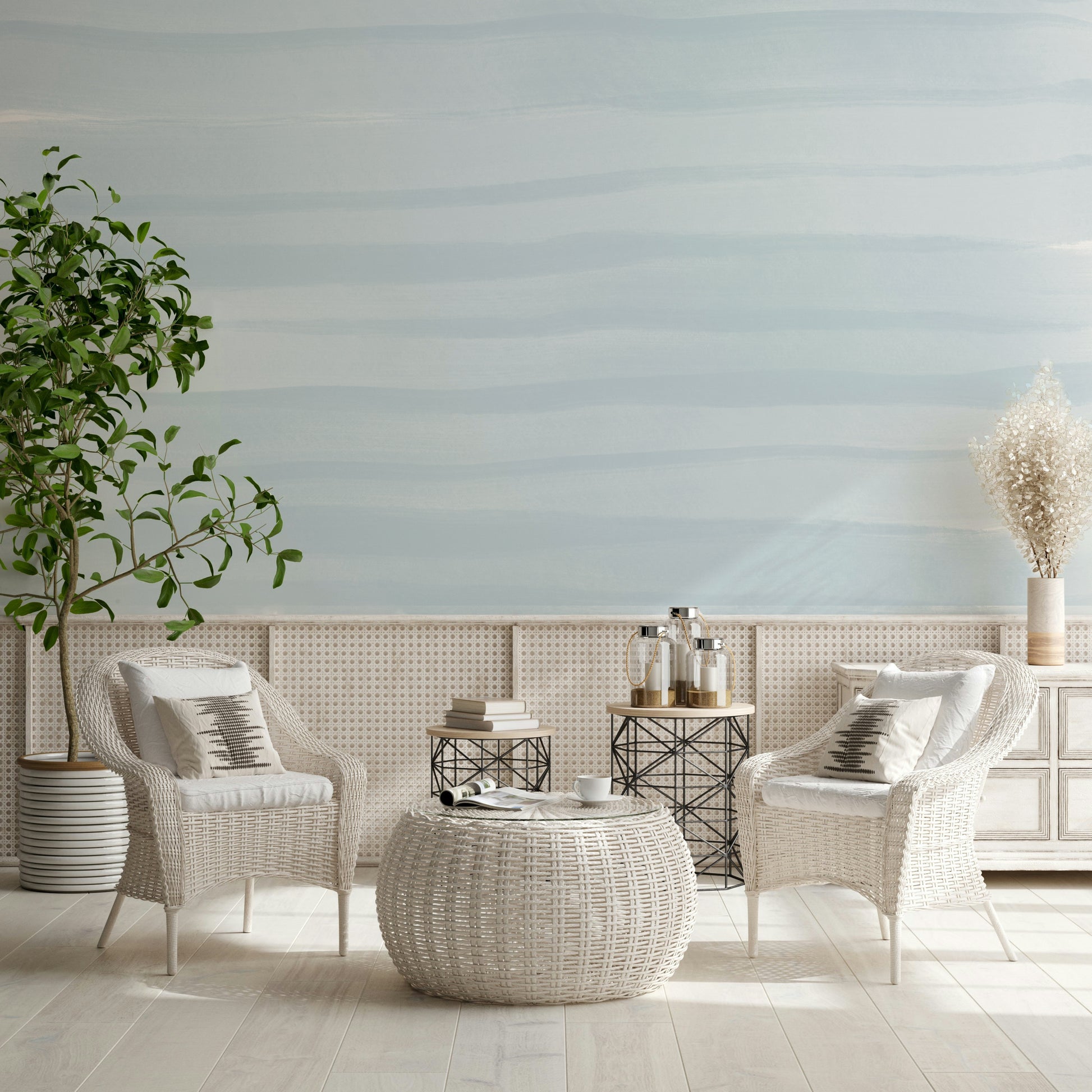 A serene abstract texture wall mural for your decor.
