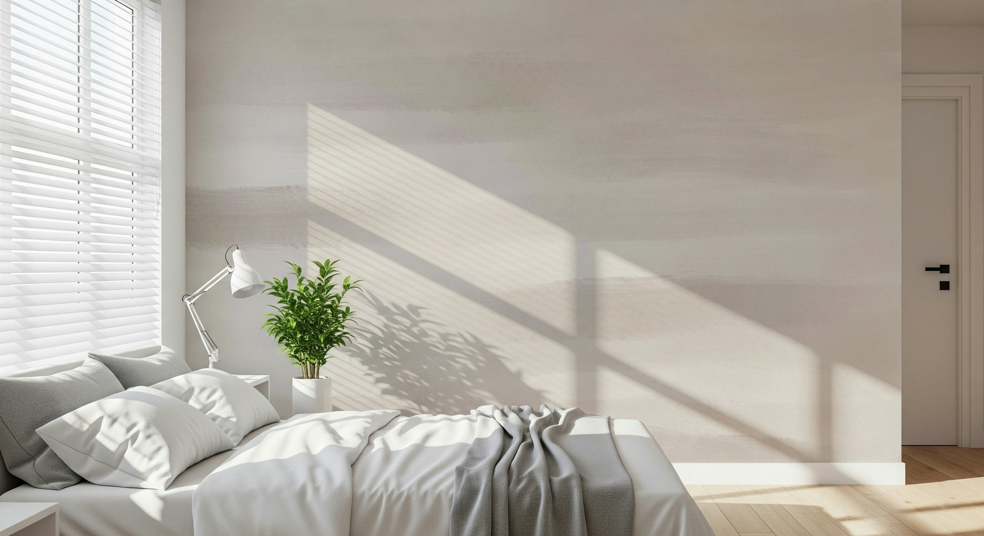 A beautiful modern art wall mural of delicate color.