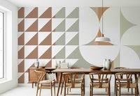 A classic abstract design wallpaper for walls.