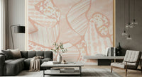 A serene minimalist design wall mural for your decor.