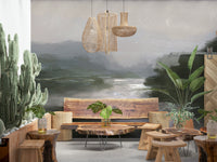 A classic natural theme wallpaper for walls.