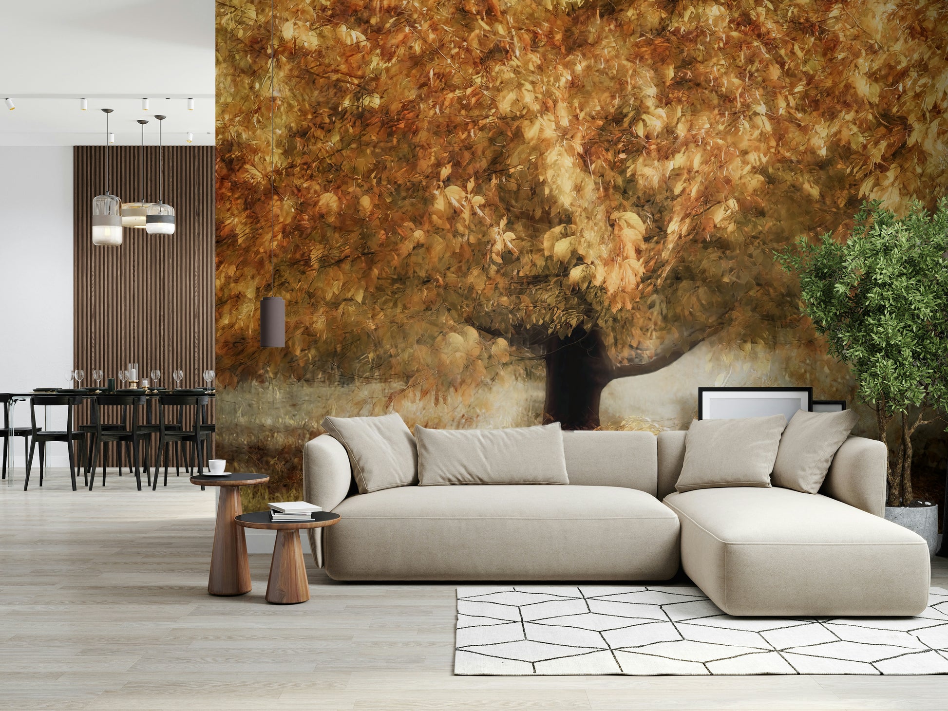 A classic botanical wallpaper for walls.