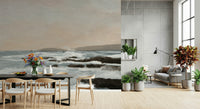 A serene flowing water wall mural for your decor.