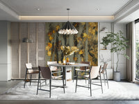An artistic nature inspired mural for home decor.