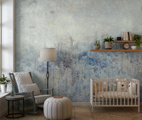 A contemplative gentle frost wallpaper mural for a feature wall.