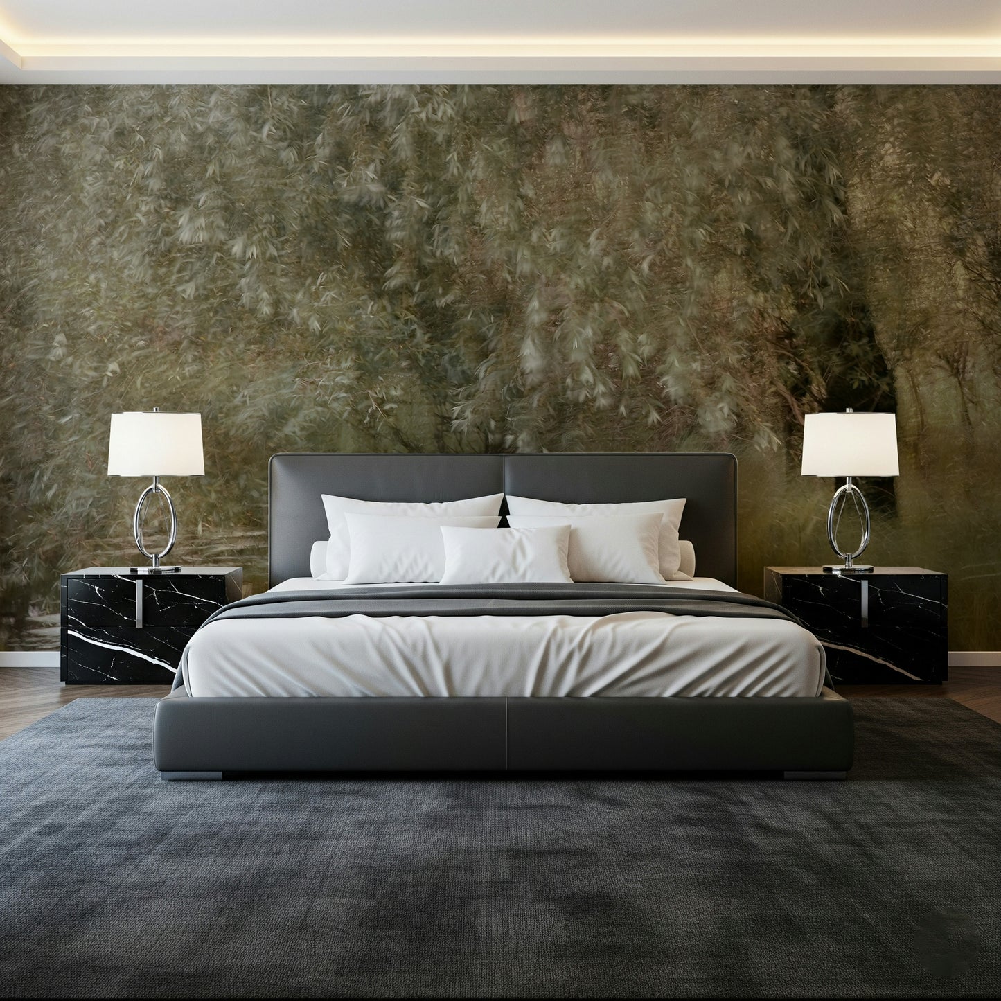 A classic botanical wallpaper for walls.