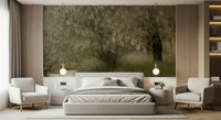 An artistic nature inspired mural for home decor.