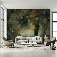 An artistic nature inspired mural for home decor.