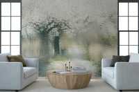 A classic soft floral wallpaper for walls.