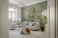 A contemplative gentle texture wallpaper mural for a feature wall.