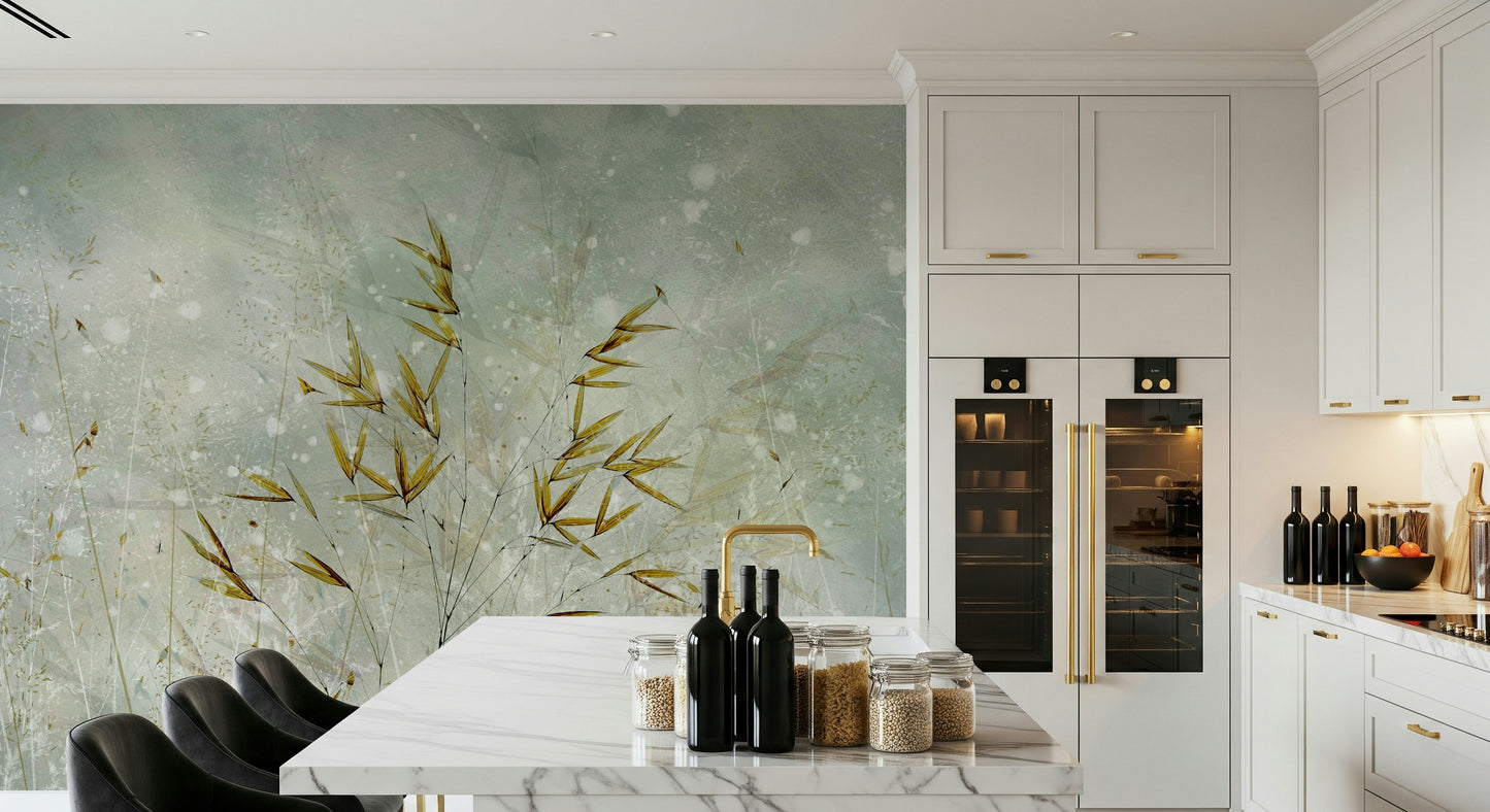 A beautiful modern art wall mural of delicate texture.