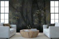 A serene moody woodland wall mural for your decor.