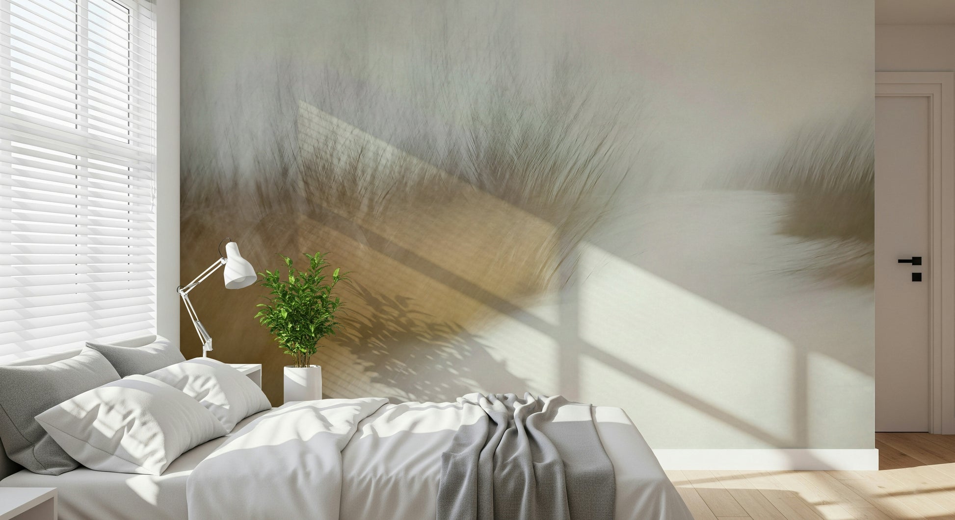 A serene flowing design wall mural for your decor.