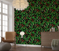 A classic soft floral wallpaper for walls.