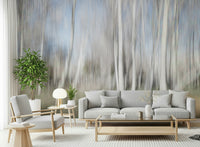 An artistic nature inspired mural for home decor.
