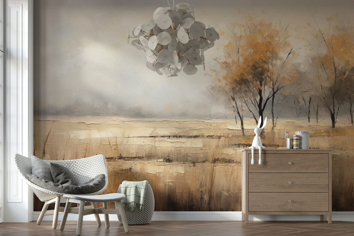 A classic natural theme wallpaper for walls.