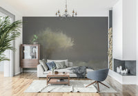 An artistic nature inspired mural for home decor.