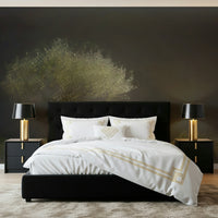 An artistic soft focus landscape mural on scenic wallpaper.