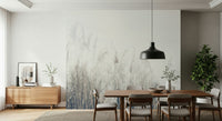 A beautiful subtle abstract wallpaper mural with a winter or frost effect.