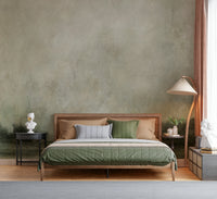 A graceful subtle pattern wall mural in cool, natural tones.