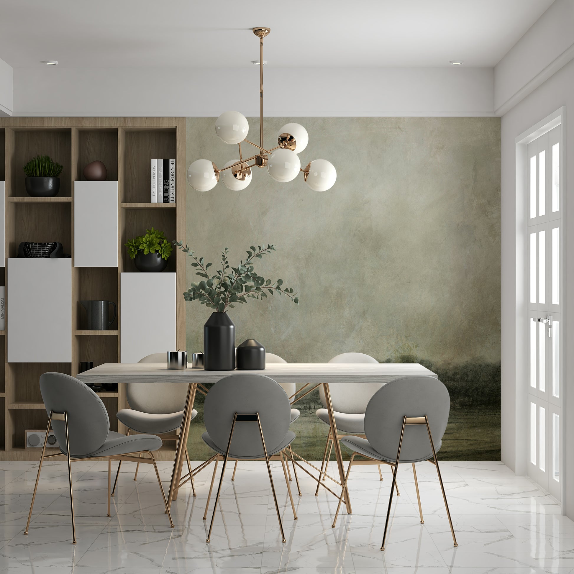 A classic natural theme wallpaper for walls.