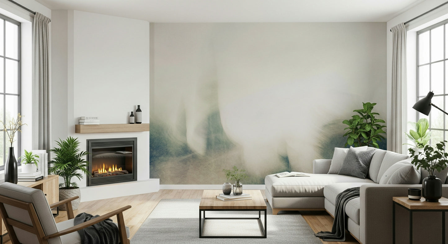 A serene flowing design wall mural for your decor.