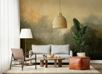 An artistic nature inspired mural for home decor.