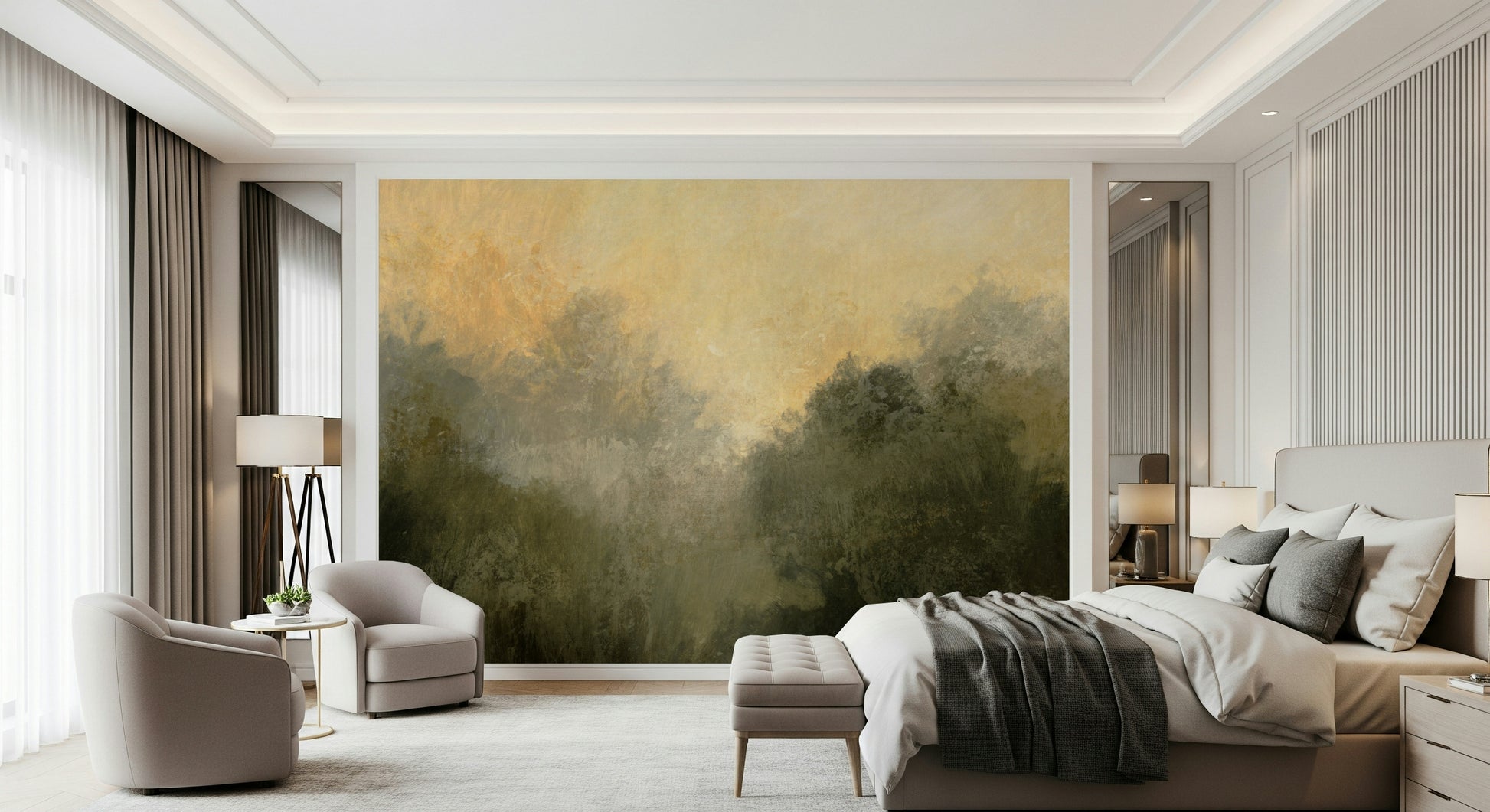 A classic natural theme wallpaper for walls.