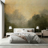 A serene mountain landscape wall mural for your decor.