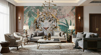 A classic tiger portrait wallpaper for walls.