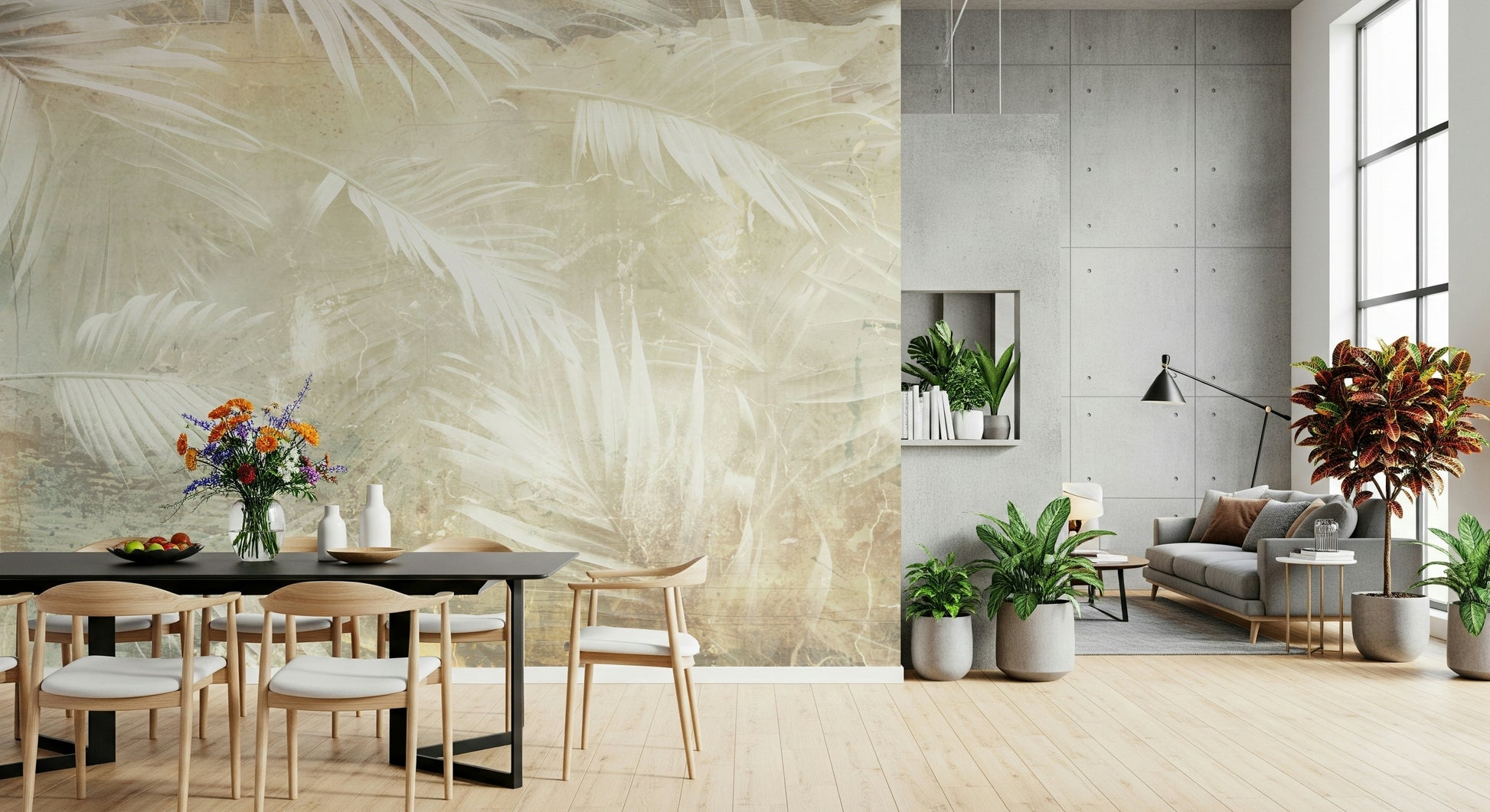 A serene tranquil tropical wall mural for your decor.