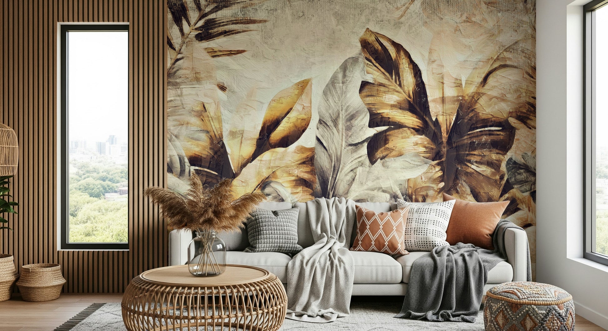 A classic abstract design wallpaper for walls.