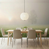 A contemplative gentle haze wallpaper mural for a feature wall.