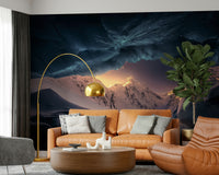 A high-quality minimalist wall mural for walls.