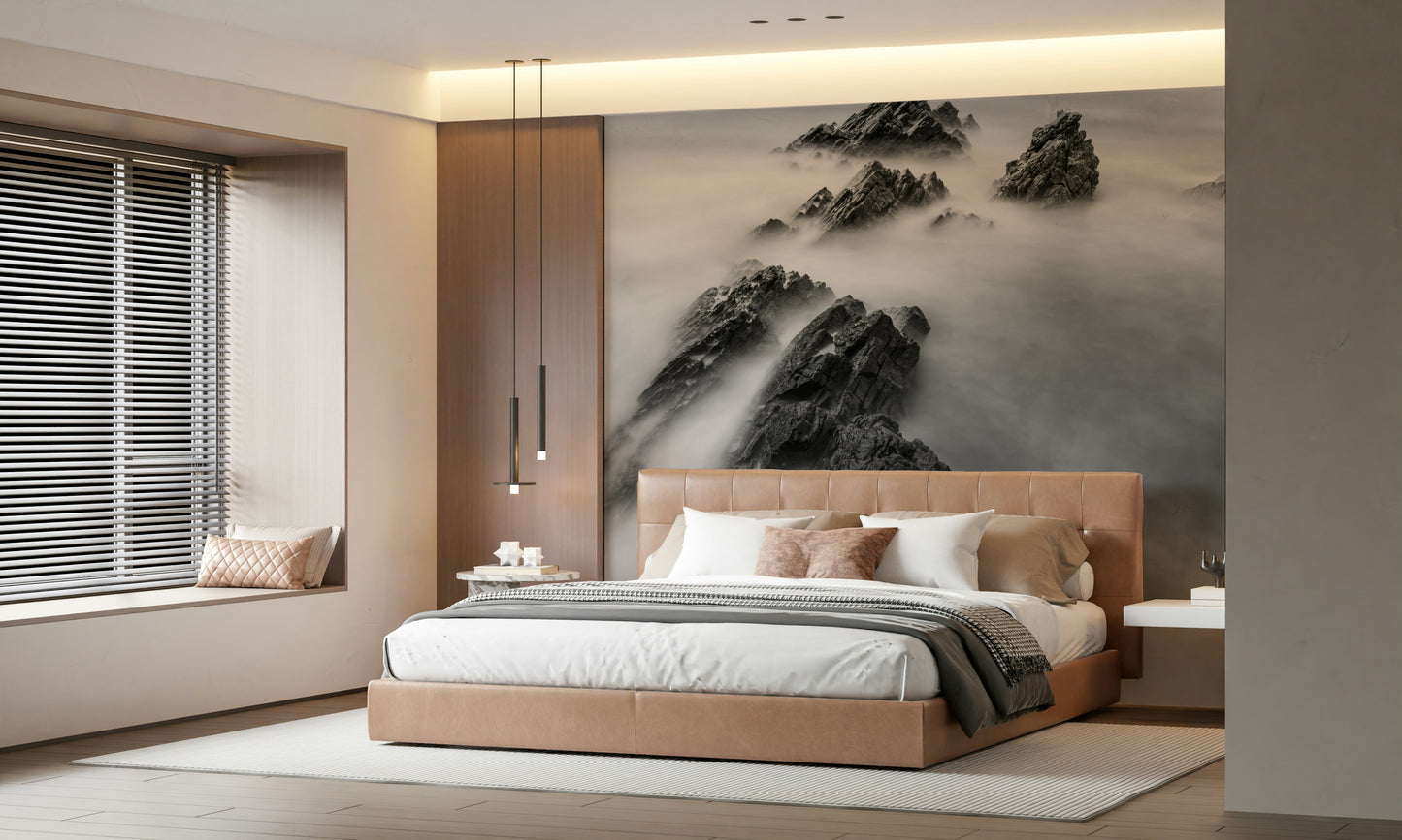 A serene dreamy landscape wall mural for your decor.