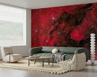 A serene flowing design wall mural for dramatic decor.