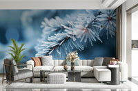 A serene tranquil botanical wall mural for your decor.
