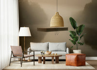 A contemplative gentle design wallpaper mural for a feature wall.