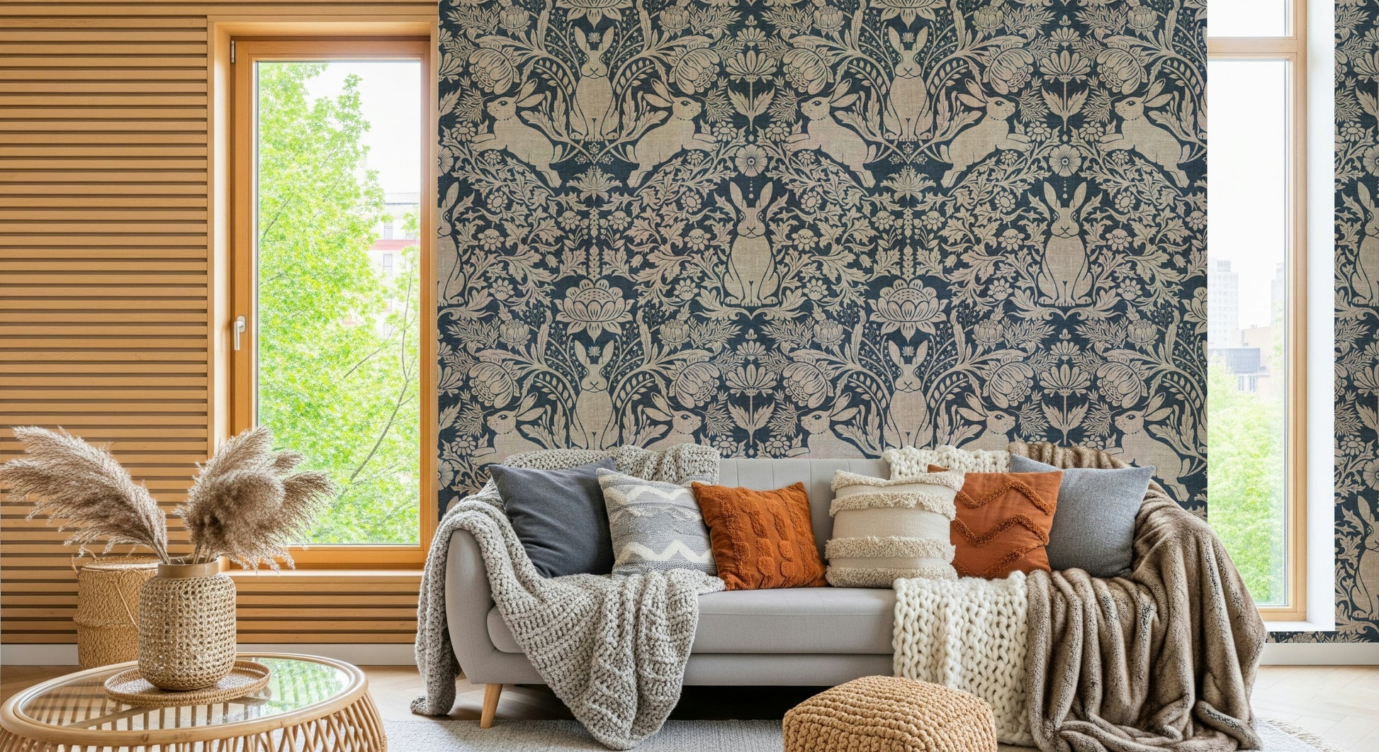 A classic abstract design wallpaper for walls.