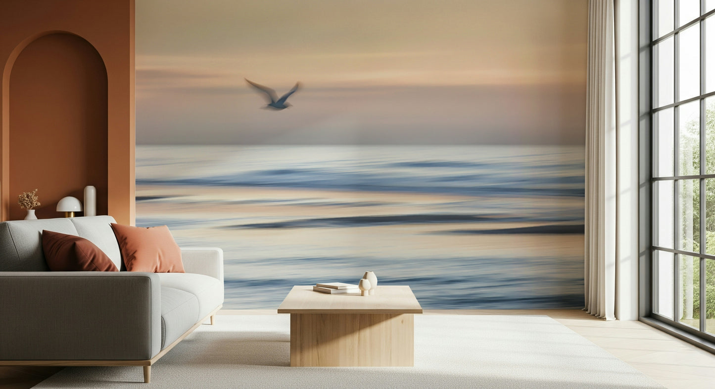 Seagull's Flight Wall Mural